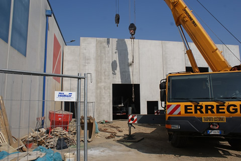 mezzi in opera della bergamo costruzioni